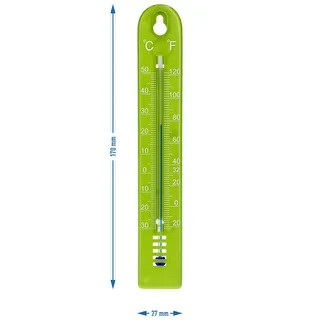 Universaalne termomeeter (-30 kuni +50 °C), 17 cm, roheline – photo 4