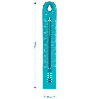 Universaalne termomeeter (-30 kuni +50 °C), 17 cm, sinine – photo 4