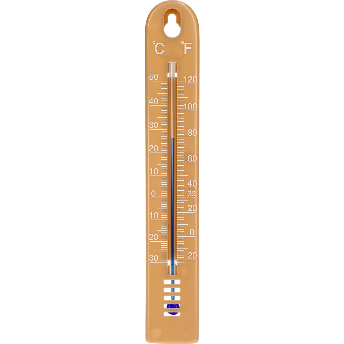 Universaalne termomeeter (-30 kuni +50 °C), 17 cm, helepruun