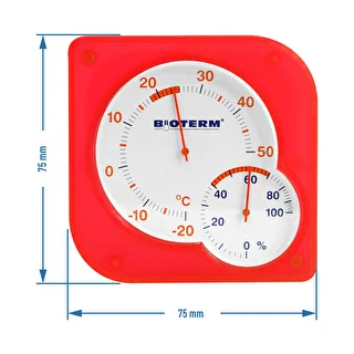 Sisemine bimetalltermomeeter hügromeetriga (-20 kuni +50 °C) mix – photo 6