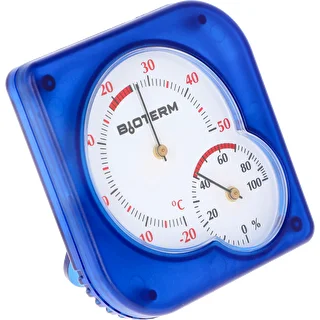 Sisetermomeeter (bimetall) hügromeetriga (-20 kuni +50 °C), sinine – photo 2