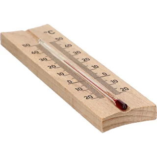 Puidust toatermomeeter (-20 kuni +50 °C), helepruun, 15 cm – photo 4