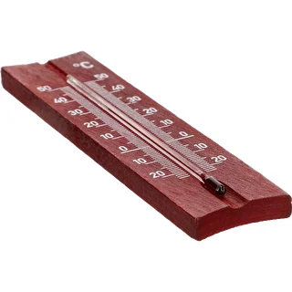 Puidust toatermomeeter (-20 kuni +50 °C), mahagonivärvi, 15 cm – photo 4
