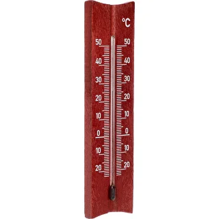 Puidust toatermomeeter (-20 kuni +50 °C), mahagonivärvi, 15 cm – photo 2