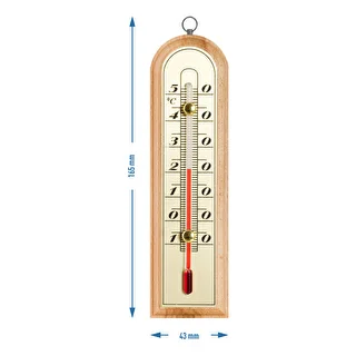 Toatermomeeter kuldse skaalaga (-10 °C kuni +50 °C) 16 cm – photo 2
