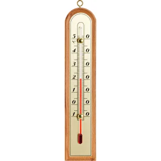 Kuldse skaalaga toatermomeeter (-10°C kuni +50°C) 22 cm, assortii