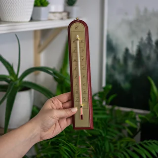 Toatermomeeter kuldse skaalaga (-10 °C kuni +60 °C) 28 cm, assortii – photo 6