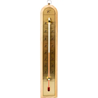Toatermomeeter kuldse skaalaga (-10 °C kuni +60 °C) 28 cm, assortii
