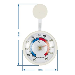 Universaalne isekleepuv termomeeter (-50 °C kuni +50 °C) Ø 7,2 cm – photo 2