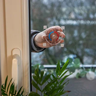 Läbipaistev universaalne iseliimuv termomeeter (-50 °C kuni +50 °C) – photo 3