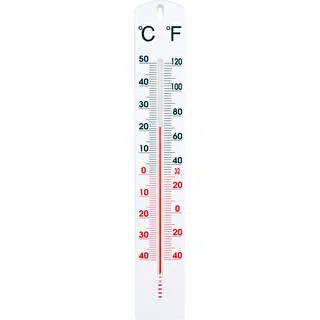 Universaalne valge termomeeter (-40°C kuni +50°C) 40 cm