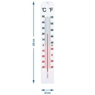 Universaalne valge termomeeter (-40°C kuni +50°C) 40 cm – photo 2