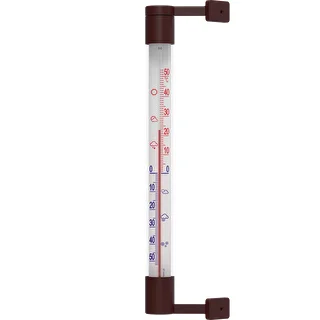 Pruun välistermomeeter (-50°C kuni +50°C) 22 cm