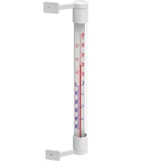 Valge välistermomeeter (-50 °C kuni +50 °C) 22 cm – photo 2