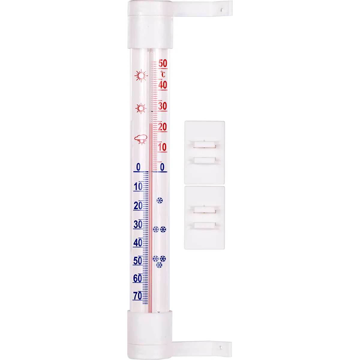 Välitermomeeter, valge (-60 °C kuni +50 °C) 23 cm