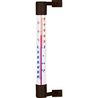 Pruun välistermomeeter (-50°C kuni +50°C) 18 cm