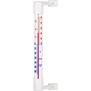 Välitermomeeter valge (-50°C kuni +50°C) 18 cm