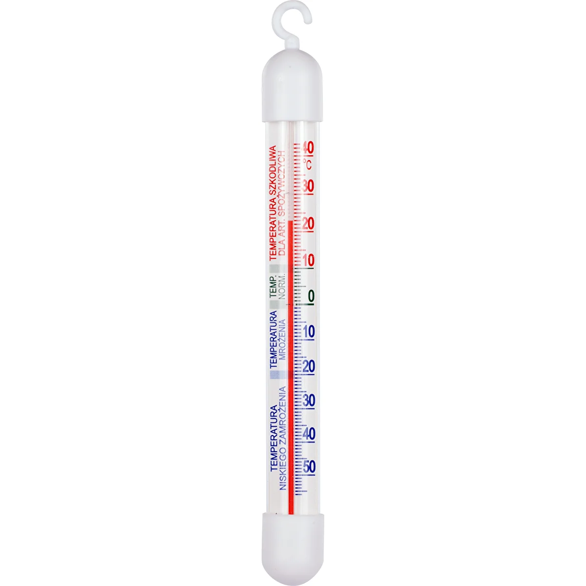Külmkappide ja sügavkülmikute termomeeter (-50°C kuni +40°C) 17 cm