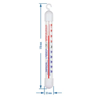Külmkappide ja sügavkülmikute termomeeter (-50°C kuni +40°C) 17 cm – photo 2