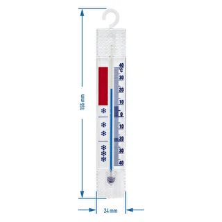 Termomeeter külmikutele ja sügavkülmikutele (-40°C kuni +40°C) 15cm – photo 3