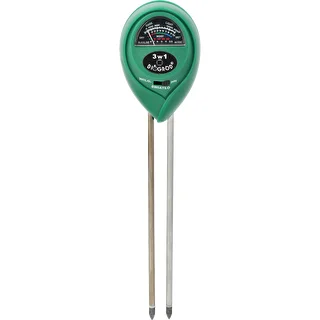 Pinnase tester 3-ühes - pH, niiskus, päikesevalgus