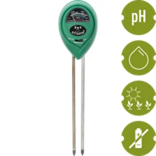 Pinnase tester 3-ühes - pH, niiskus, päikesevalgus – photo 3