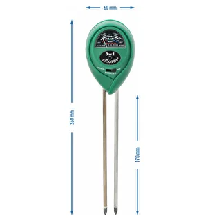 Pinnase tester 3-ühes - pH, niiskus, päikesevalgus – photo 4