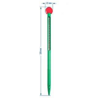 Mullatermomeeter (0 °C kuni +100 °C) 32 cm – photo 3