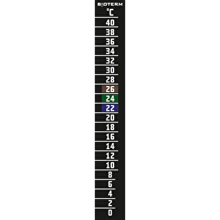 Vedelkristalltermomeeter (0 °C kuni +40 °C) 15 cm