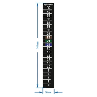 Vedelkristalltermomeeter (0 °C kuni +40 °C) 15 cm – photo 2