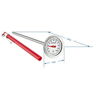 Köögitermomeeter (0 °C kuni +100 °C) 12,3 cm – photo 2