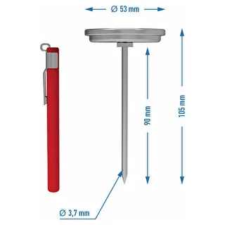 Termomeeter 0,8 kg keedusingi vormile (0 °C kuni +120 °C) 9,0 cm – photo 4