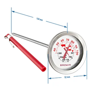 Termomeeter topeltskaalaga (30°C kuni 100°C) / (50°C kuni 300°C) 13,0cm – photo 3