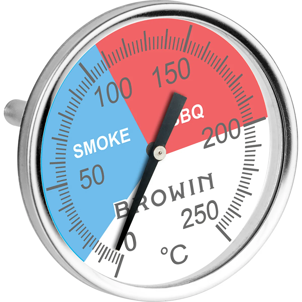 Suitsuahju ja BBQ termomeeter (0 °C kuni +250 °C) 5,2 cm