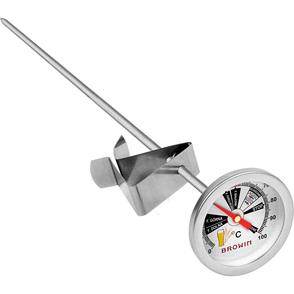 Pruulimistermomeeter (0 °C kuni +100 °C) 31,5 cm