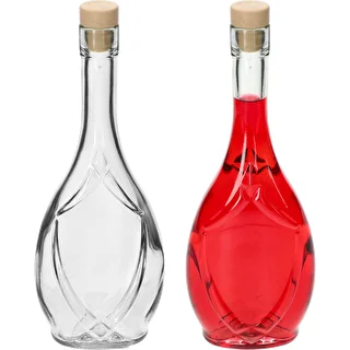 Dekoratiivpudel ICONA 500 ml, seenekujulise korgiga, 1 tk – photo 3