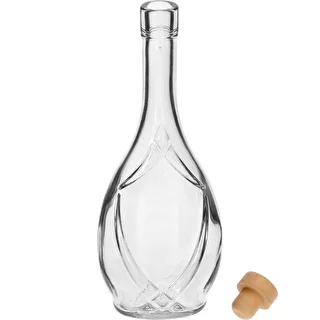 Dekoratiivpudel ICONA 500 ml, seenekujulise korgiga, 1 tk – photo 2