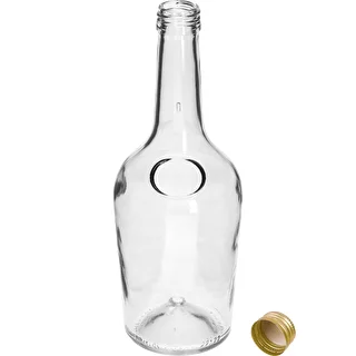GLORIA pudel 0,5 l, kuldse keeratava korgiga fi 28, 1 tk – photo 2