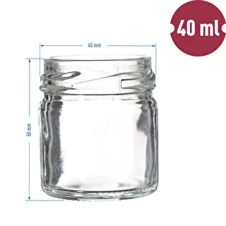 40 ml Twist-off purk musta kaanega fi 43 - 10 tk. – photo 5