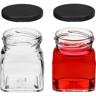 Twist-off purk 120 ml – Cztery kąty fi 53 musta kaanega, 6 tk – photo 5