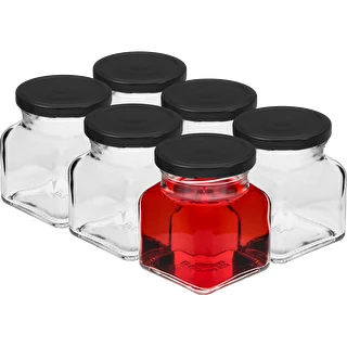 Twist-off purk 120 ml – Cztery kąty fi 53 musta kaanega, 6 tk – photo 2