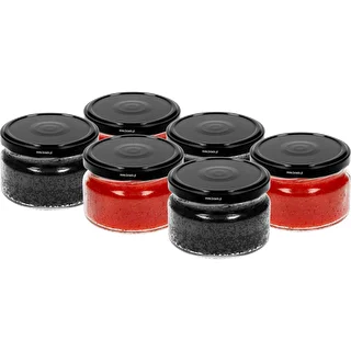 Madal purk 200 ml - musta kaanega fi 82/6, 6 tk. – photo 3