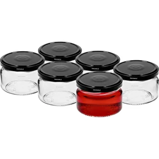 Madal purk 200 ml - musta kaanega fi 82/6, 6 tk. – photo 2