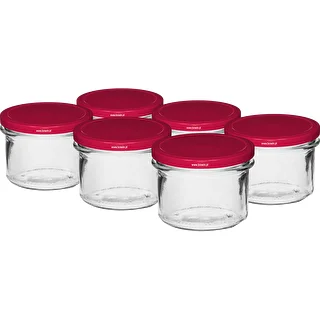 Sirge purk 235 ml (fi82) bordoopunase keeratava kaanega, 6 tk.