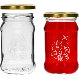 TO-purk 300 ml trükipildiga – puuviljasegu motiiviga ja kaanega fi66/4 – 3 tk. – photo 4