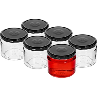 Madal 330 ml purk - musta twist-off-kaanega fi 82/6, 6 tk – photo 2