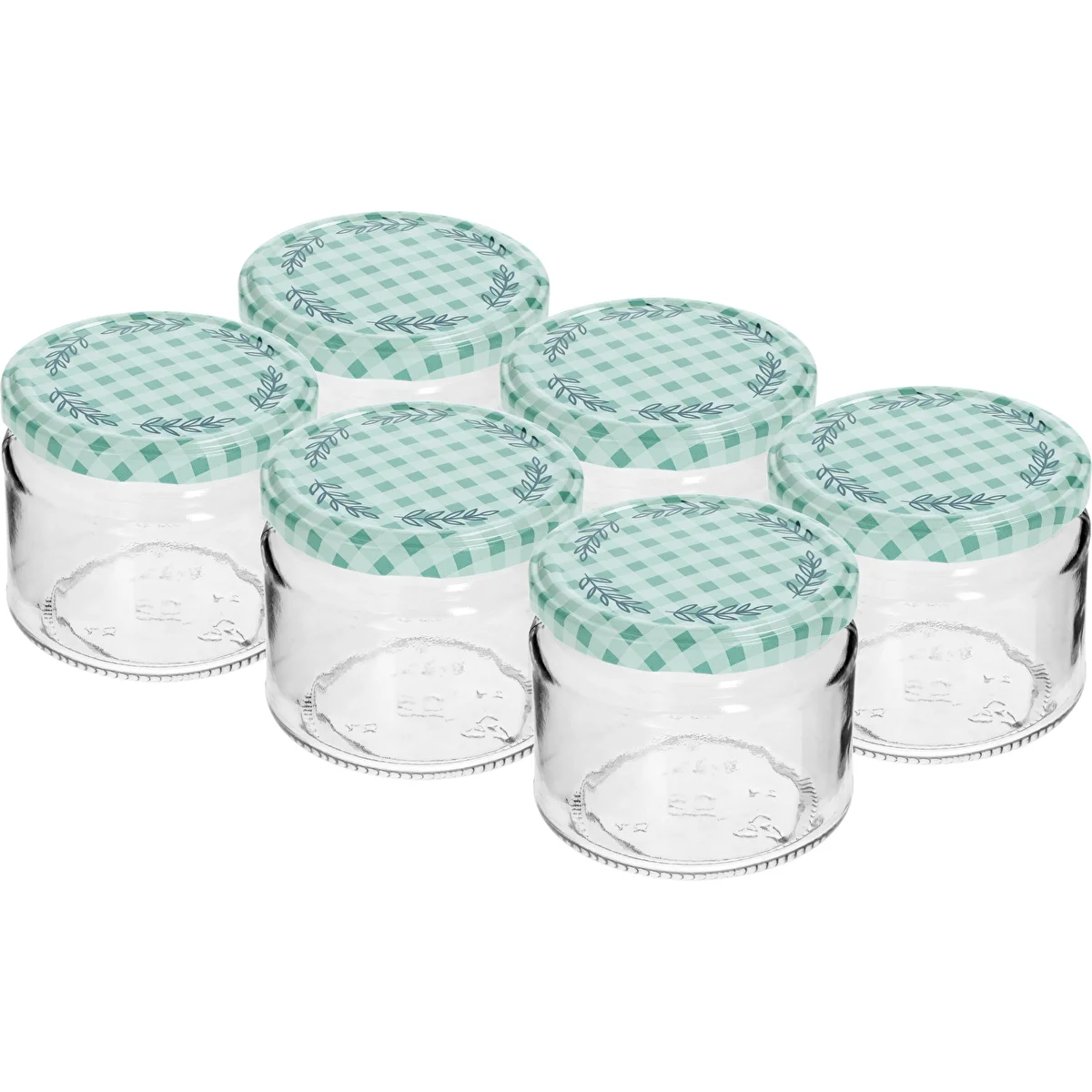 Madal purk 330 ml - värvilise kaanega fi 82/6, 6 tk.