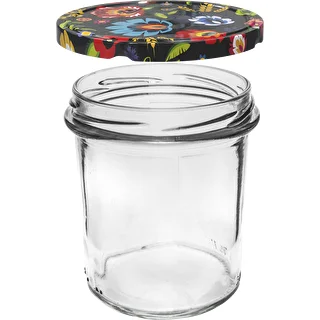 350 ml purk värvilise keeratava kaanega - 6 tk. – photo 4