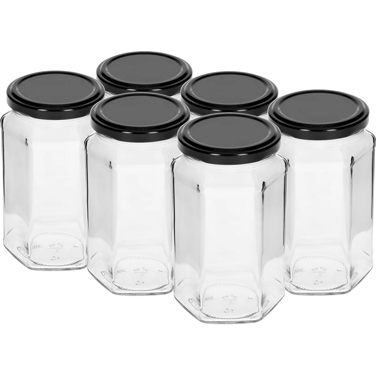 Twist-off purk 385 ml musta kaanega Ø 63, 6 tk.