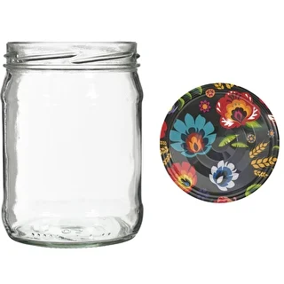 Twist-off purk 500 ml värvilise kaanega fi82/6 - 6 tk – photo 7